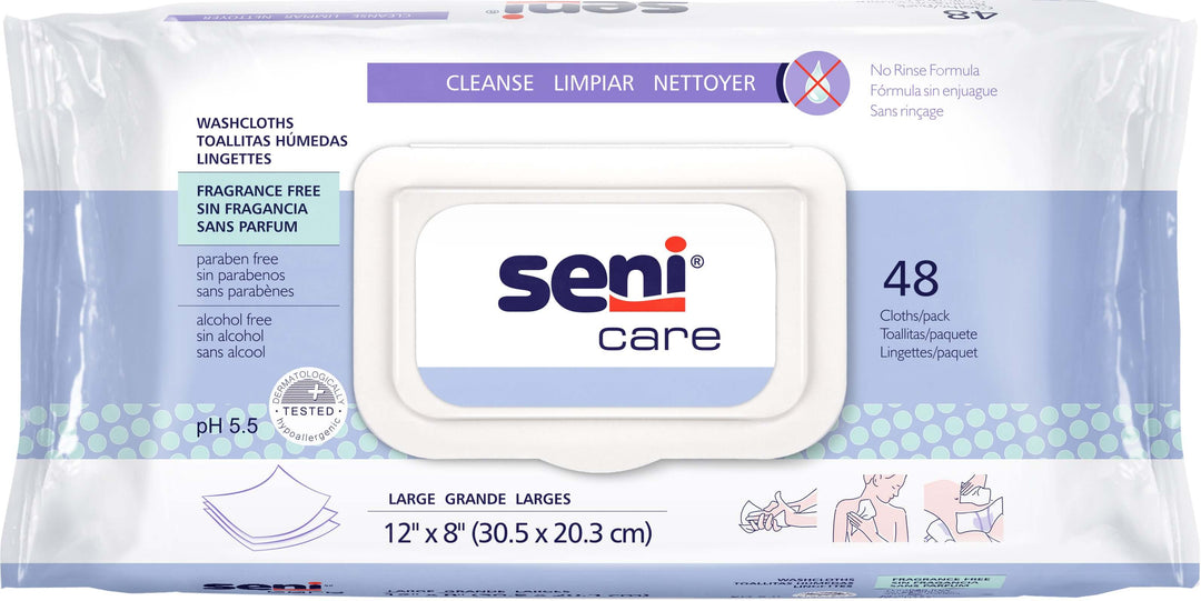 SENI CARE FRAGRANCE- FREE WASHCLOTH