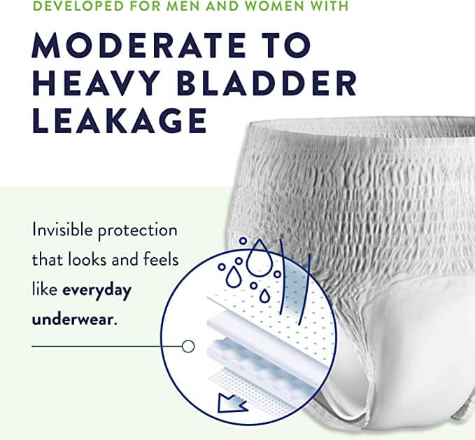 Prevail Incontinence Protective Underwear, Maximum Absorbency, Large (45" to 58")