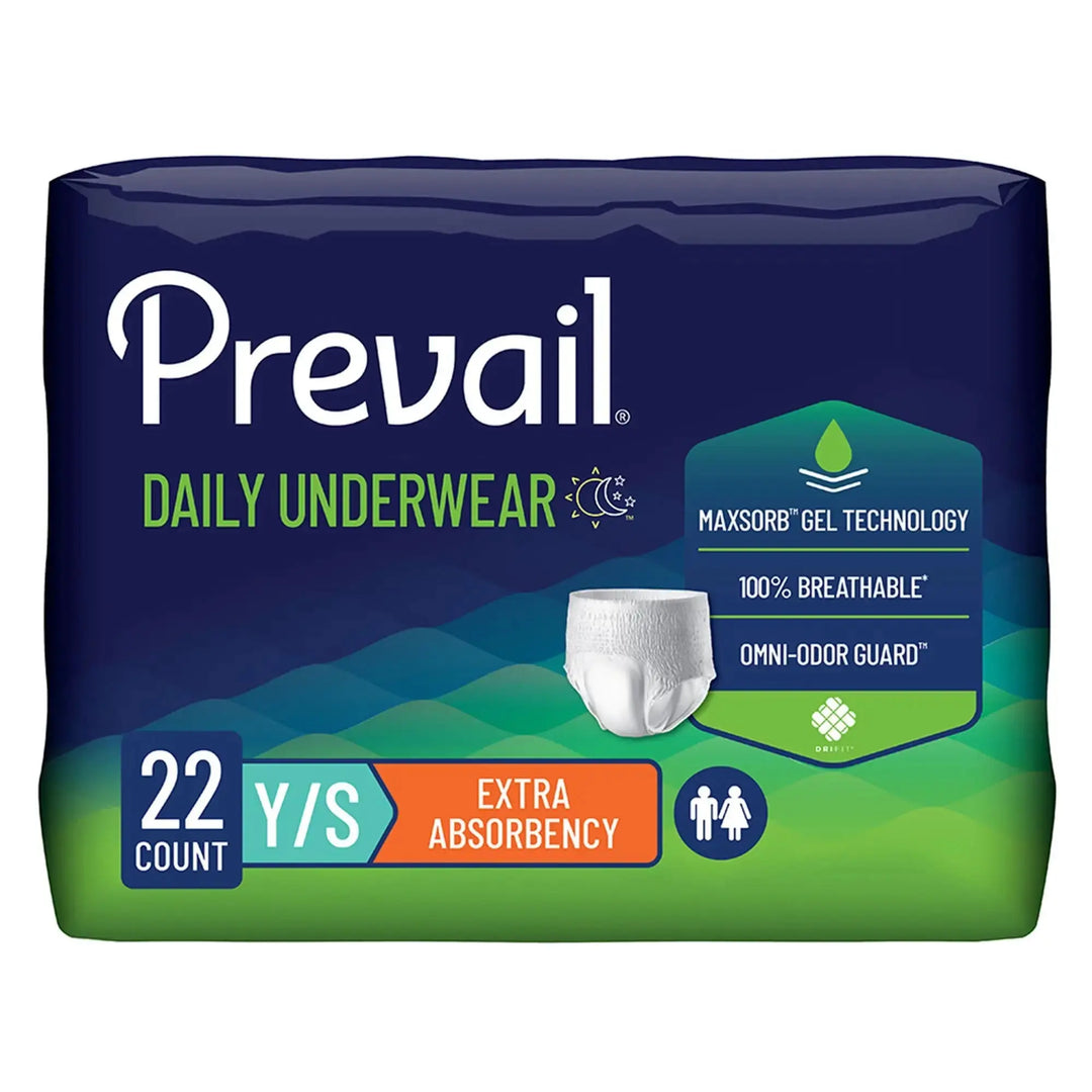 Youth and adult incontinence supplies from ABD Medical, including youth sized protective underwear