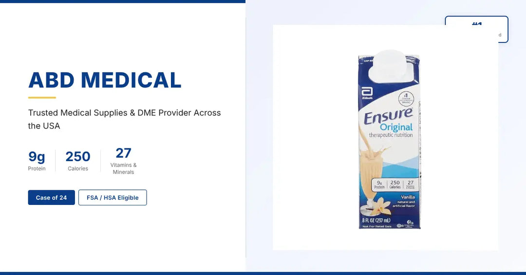 Ensure Original Nutrition Shake Vanilla