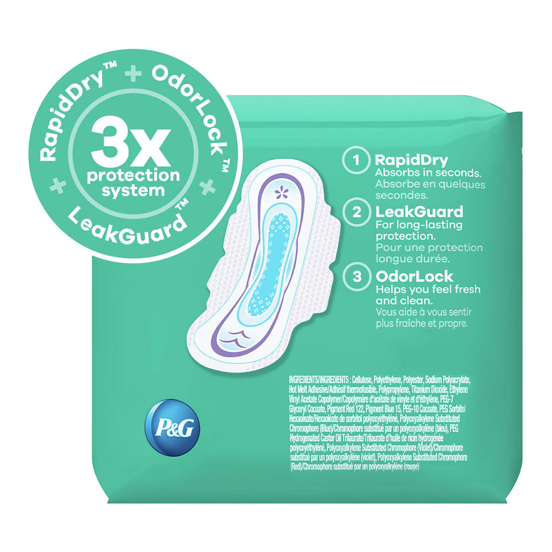 Always Ultra Thin Pads,Extra Long, Super Absorbency, Size 3, #03700089907 ABD Medical