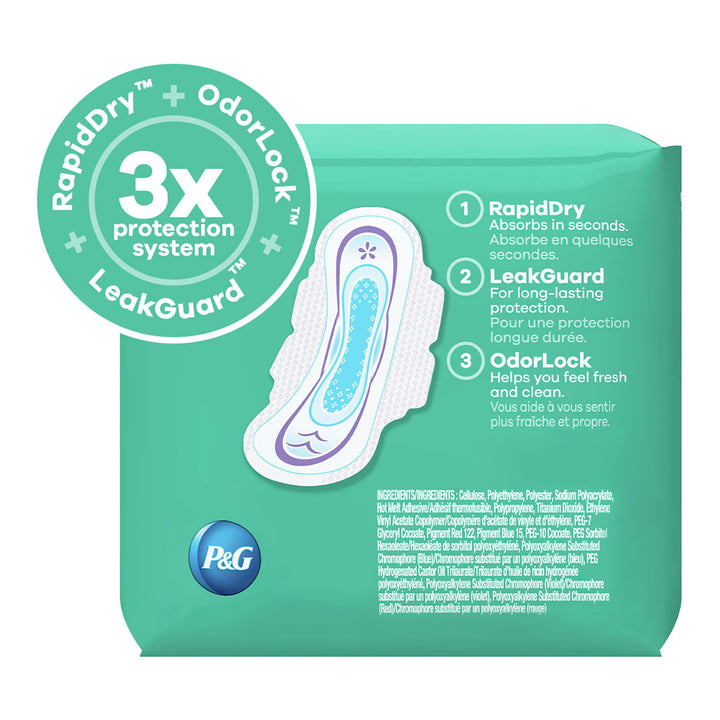 Always Ultra Thin Pads,Extra Long, Super Absorbency, Size 3, #03700089907 ABD Medical