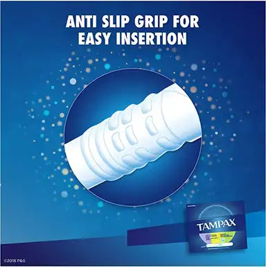 Tampax Regular Absorbency Tampon, Cardboard Applicator - Individually Wrapped, Box of 40, #07301022110 ABD Medical