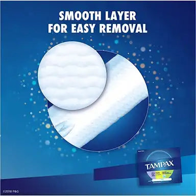 Tampax Regular Absorbency Tampon, Cardboard Applicator - Individually Wrapped, Box of 40, #07301022110 ABD Medical