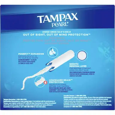Tampax Pearl Triple Pack Light/Regular/Super Tampons, Individually Wrapped, #07301071133 ABD Medical
