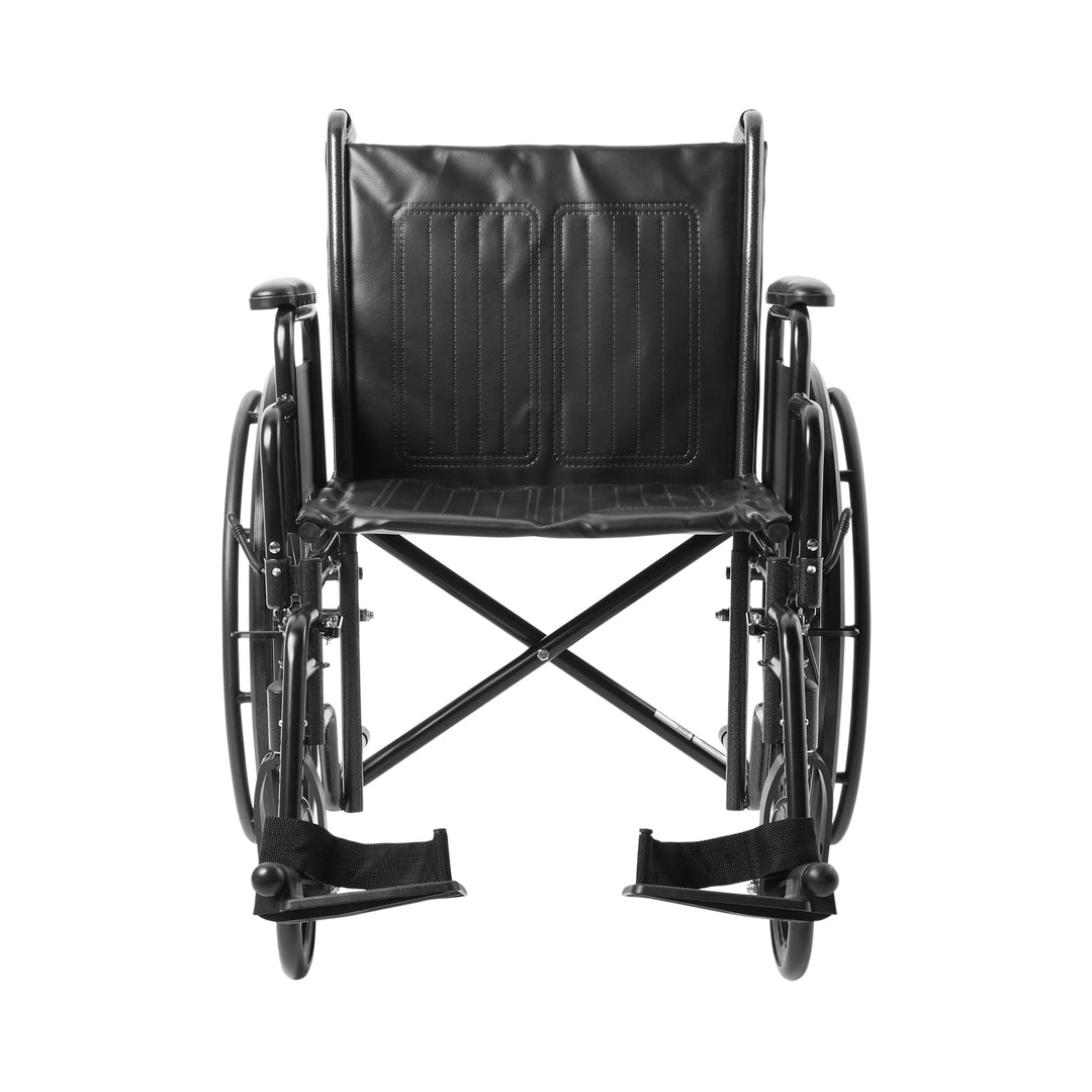 McKesson Dual Axle Wheelchair Arm Swing-Away Footrest For Adult  - upto 350 lbs
