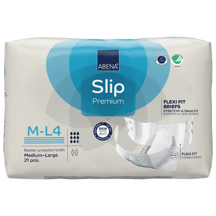 Abena Slip Flexi Fit Heavy Absorbency Adult Brief, Medium / Large, Unisex, #1000021166 Abena