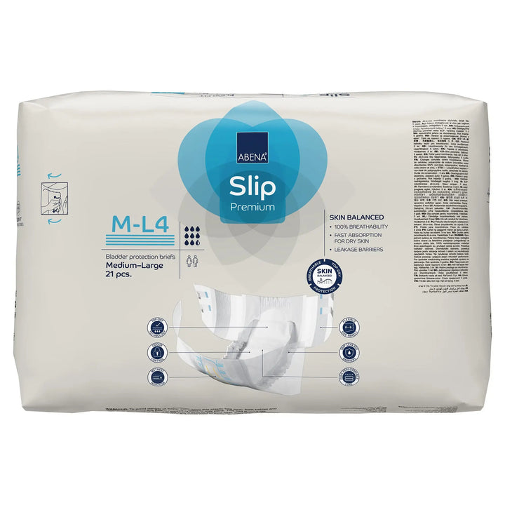 Abena Slip Flexi Fit Heavy Absorbency Adult Brief, Medium / Large, Unisex, #1000021166 Abena