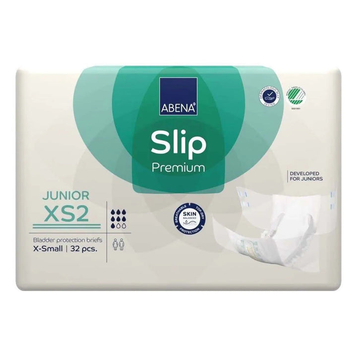 Abena Slip Premium Junior XS2 Heavy Absorbency Brief, X-Small / Youth, Unisex, #1000021279 Abena