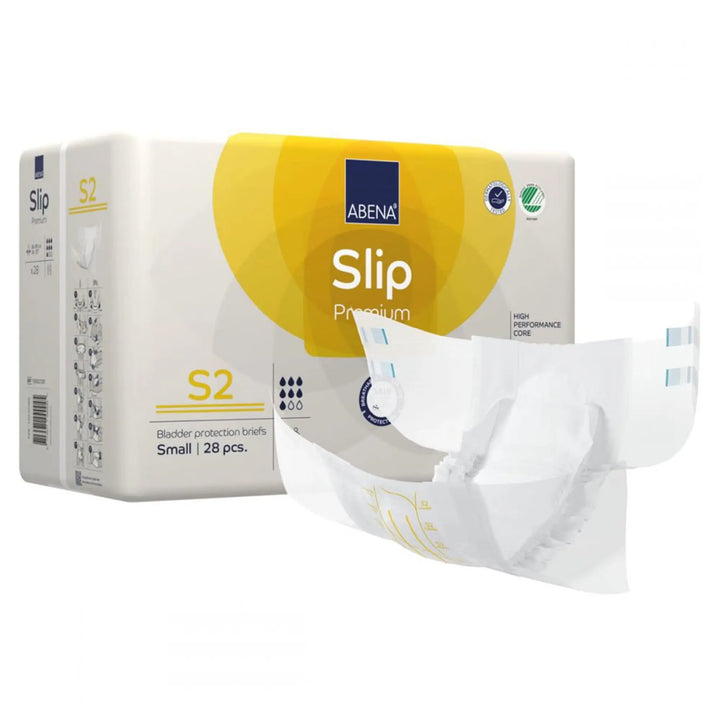 Abena Slip Premium S2 Adult Heavy Absorbency Brief, Small, Unisex, #1000021281 Abena