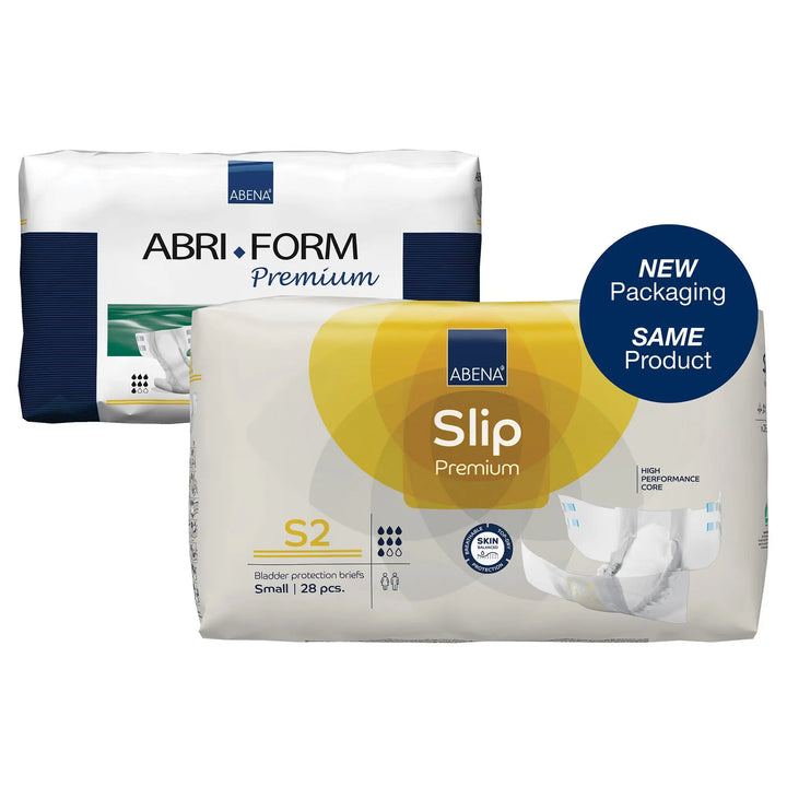 Abena Slip Premium S2 Adult Heavy Absorbency Brief, Small, Unisex, #1000021281 Abena