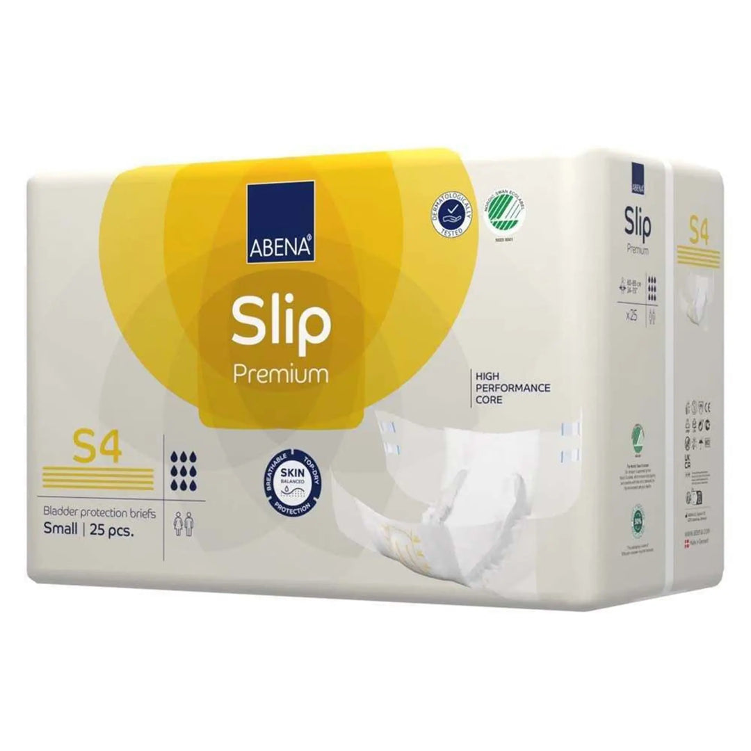 Abena Slip Premium S4 Adult Heavy Absorbency Brief, Small, Unisex, #1000021282 Abena