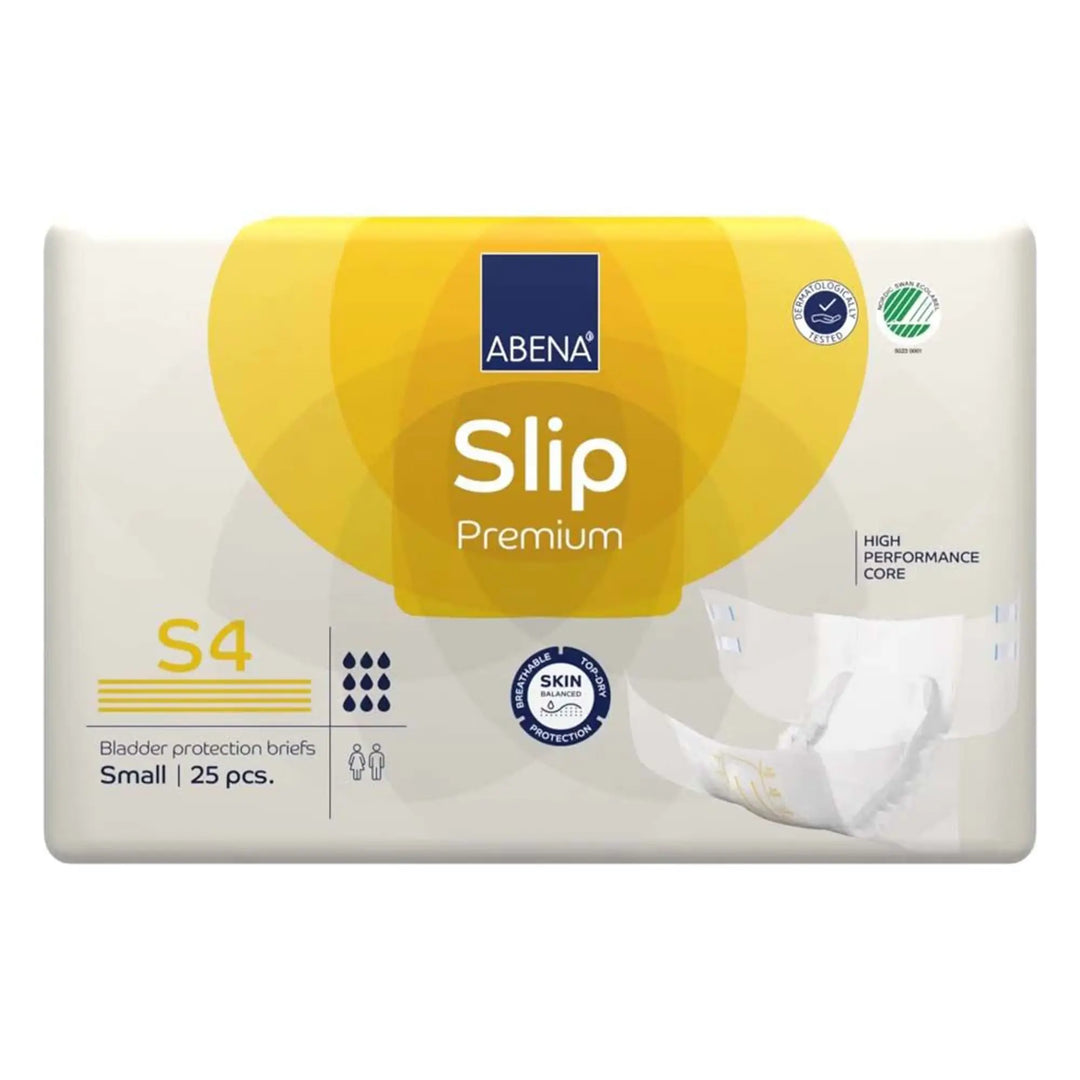 Abena Slip Premium S4 Adult Heavy Absorbency Brief, Small, Unisex, #1000021282 Abena