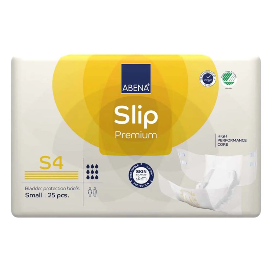 Abena Slip Premium S4 Adult Heavy Absorbency Brief, Small, Unisex, #1000021282 Abena