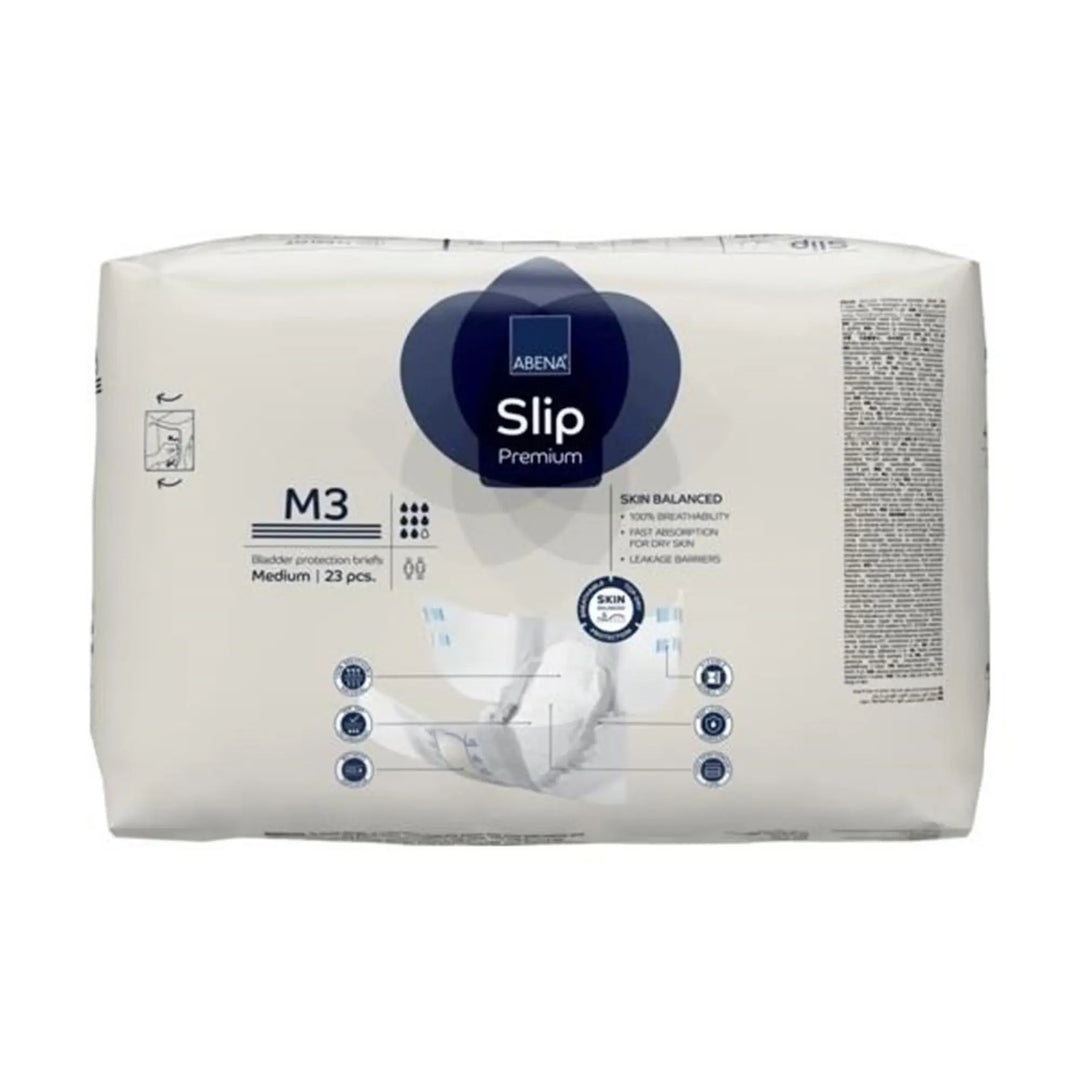 Abena Slip Premium M3 Adult Brief, Heavy Absorbency, Unisex, #1000021286 Abena
