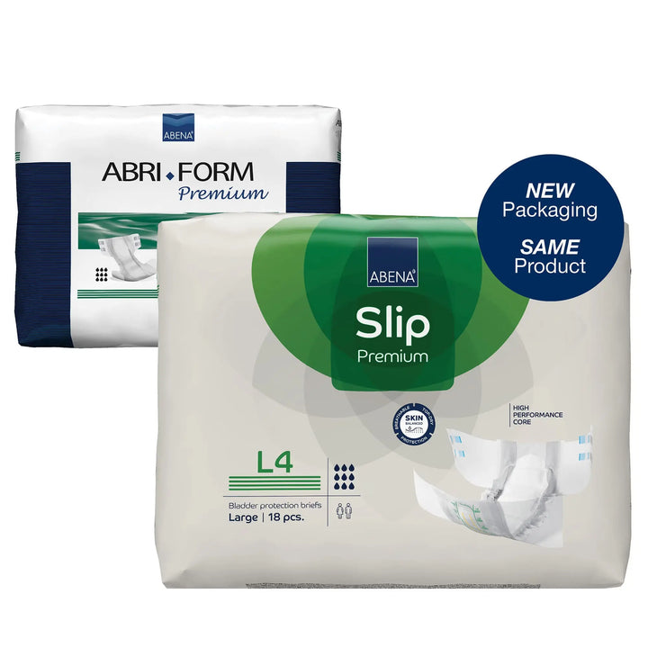 Abena Slip Premium L4 Adult Brief, Heavy Absorbency, Large, #1000021292 Abena