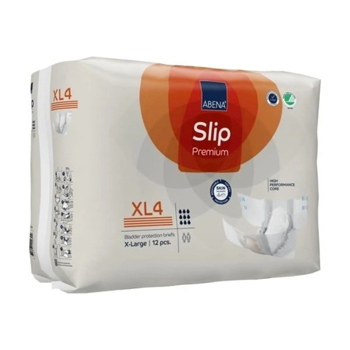 Abena Slip Premium XL4 Adult Heavy Absorbency Brief, X-Large, Unisex, #1000021294 By Abena