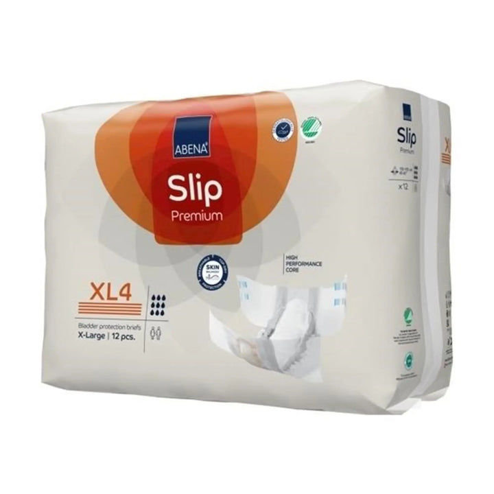 Abena Slip Premium XL4 Adult Heavy Absorbency Brief, X-Large, Unisex, #1000021294 By Abena