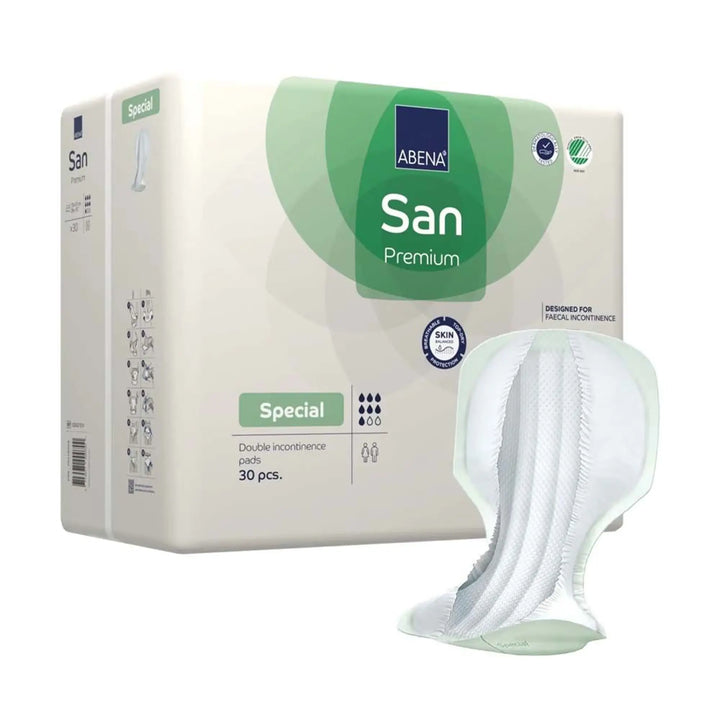 Abena San Premium Special Fluff Heavy Absorbency Liner, 14.5 X 28.7 Inch, #1000021314 Abena