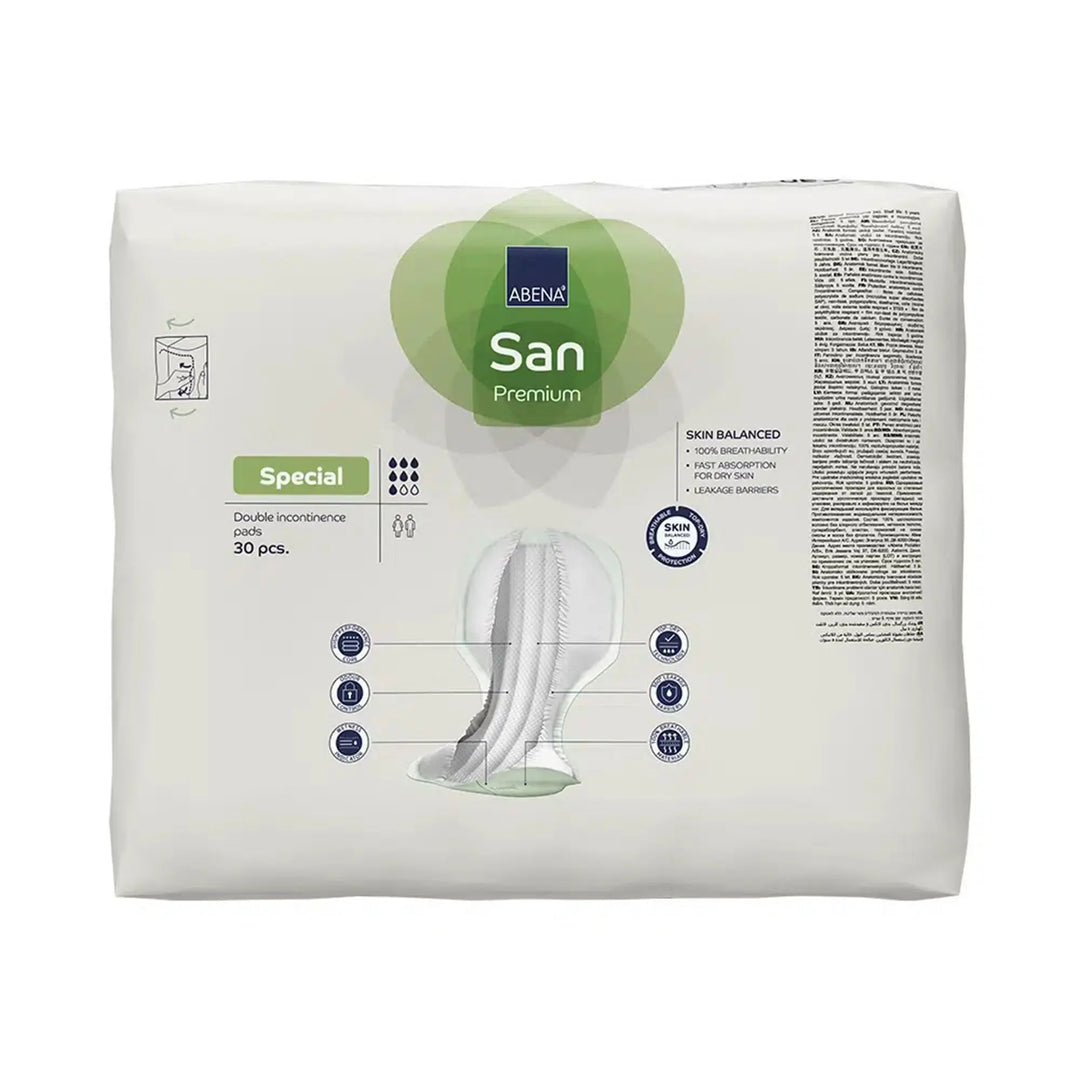 Abena San Premium Special Fluff Heavy Absorbency Liner, 14.5 X 28.7 Inch, #1000021314 Abena