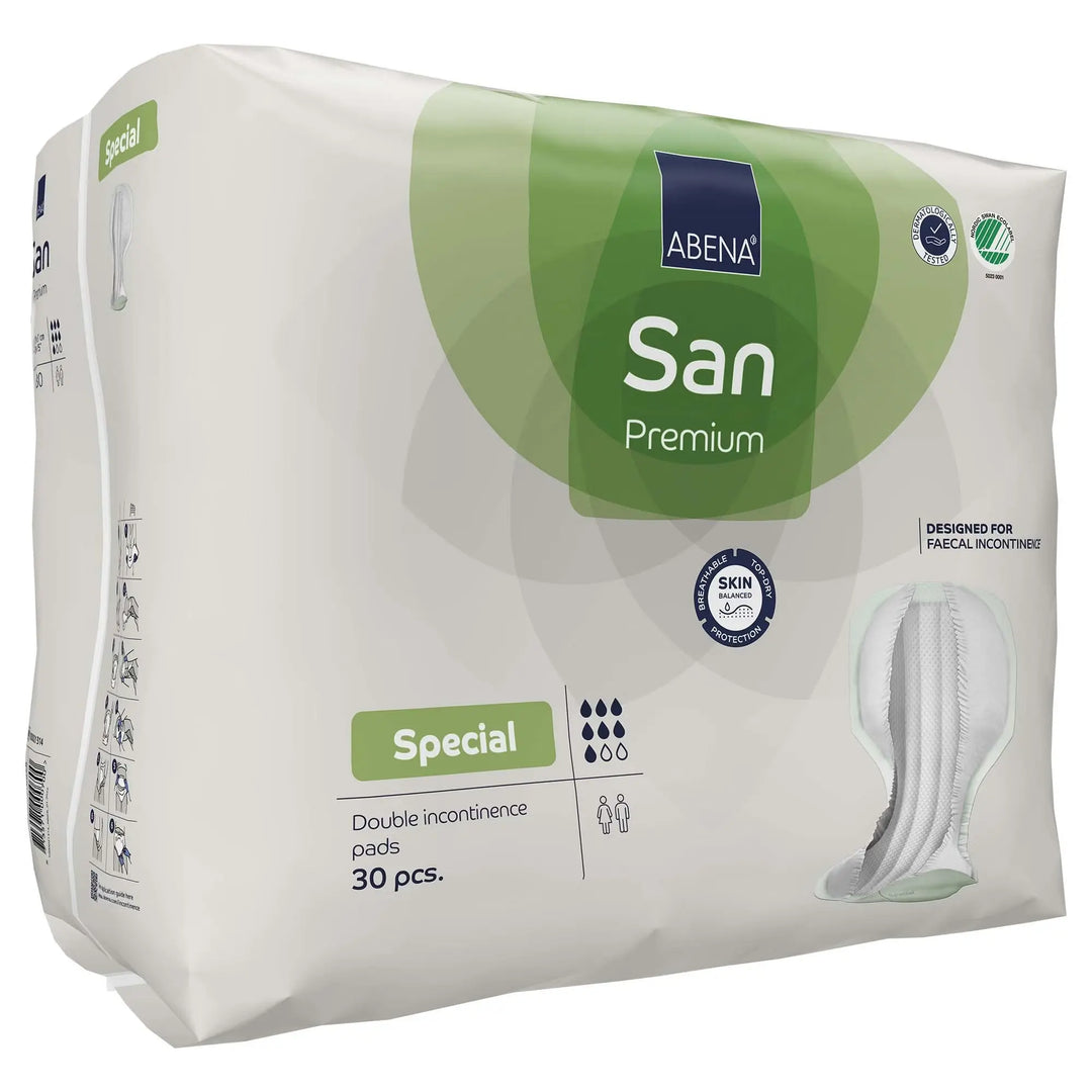 Abena San Premium Special Fluff Heavy Absorbency Liner, 14.5 X 28.7 Inch, #1000021314 Abena
