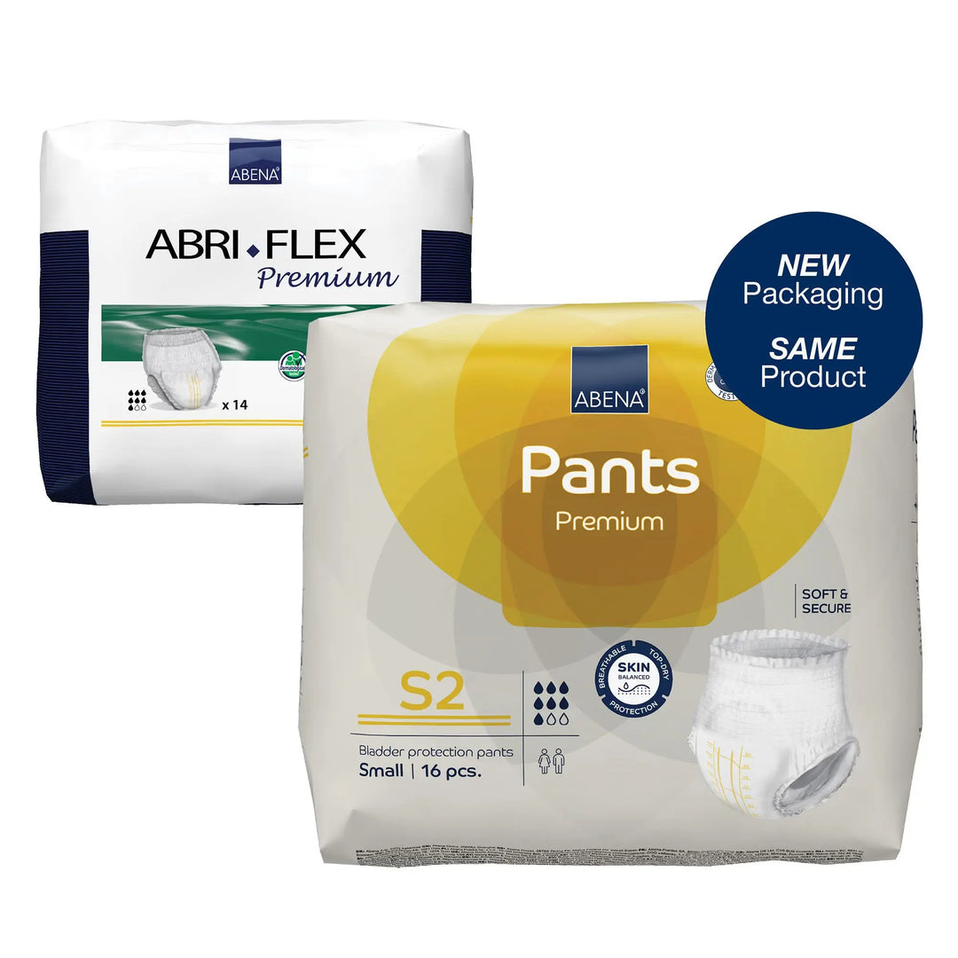 Abena Premium Pants S2 Adult Heavy Absorbency Underwear, Small, Unisex, #1000021319 Abena