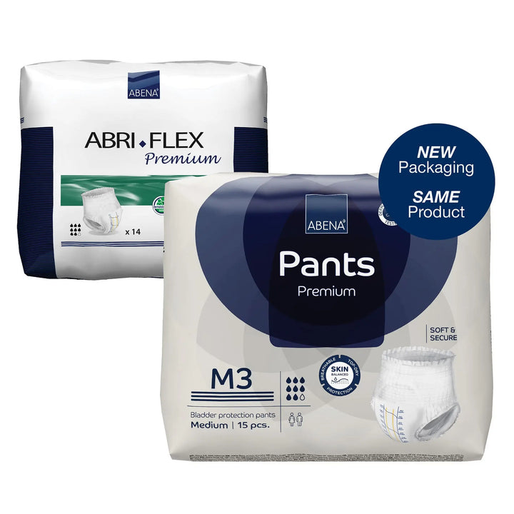 Abena Premium Pants M3 Adult Disposable Heavy Absorbency Underwear, Medium,Unisex, #1000021324 By Abena