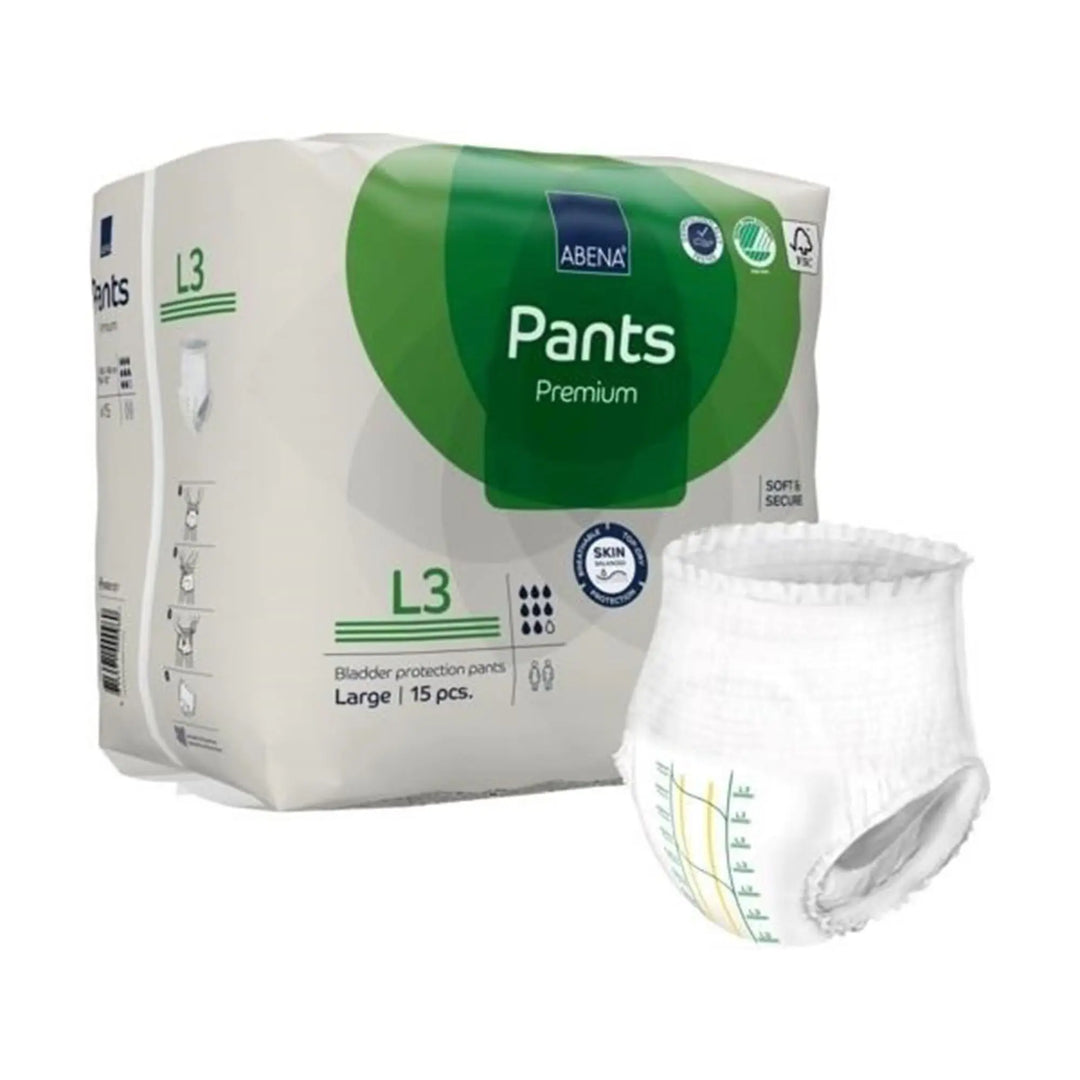 Abena Slip Premium L4 Adult Brief, Heavy Absorbency, Large, #1000021292 Abena
