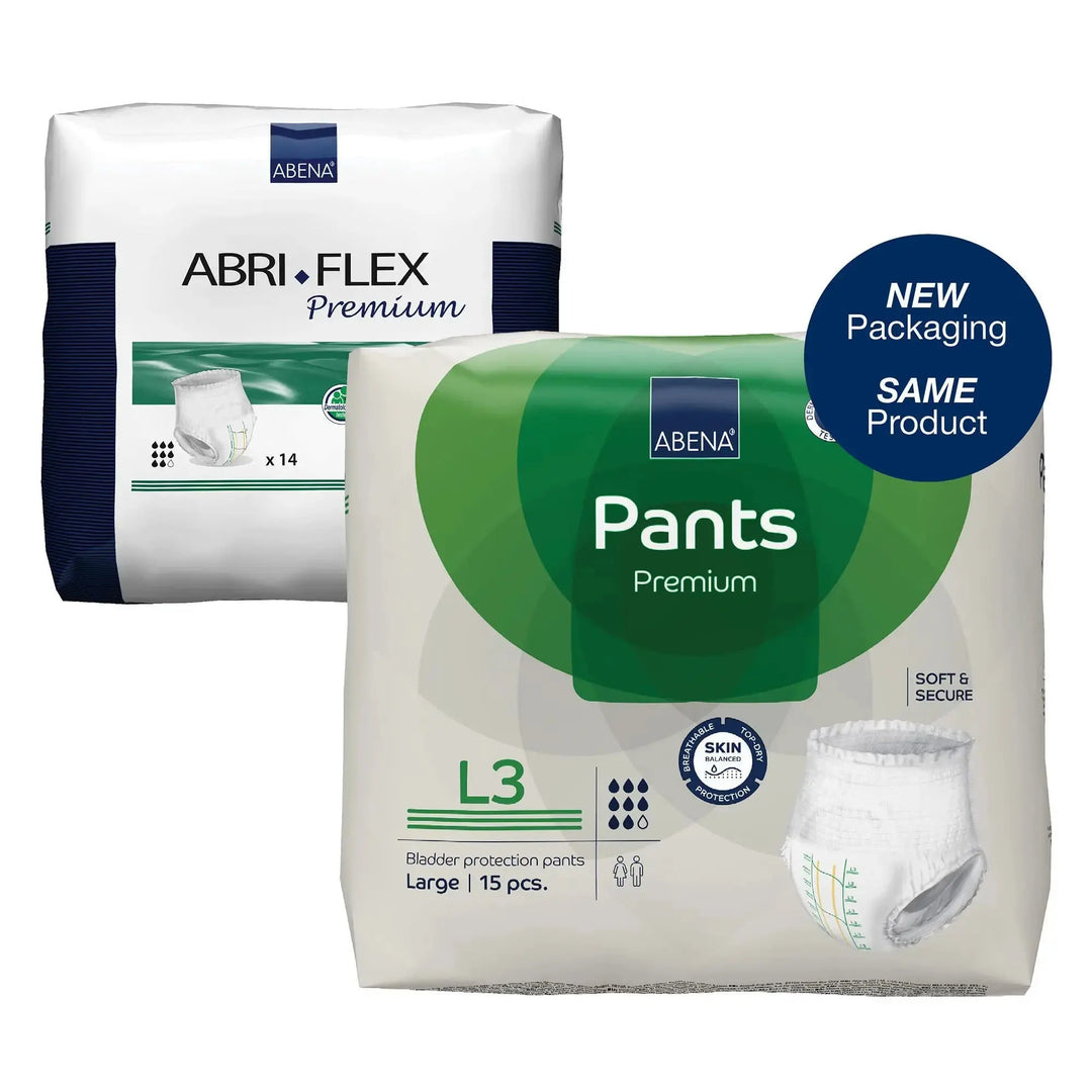 Abena Premium Pants L3 Adult Disposable Underwear, Heavy Absorbency, Large, #1000021327 Abena