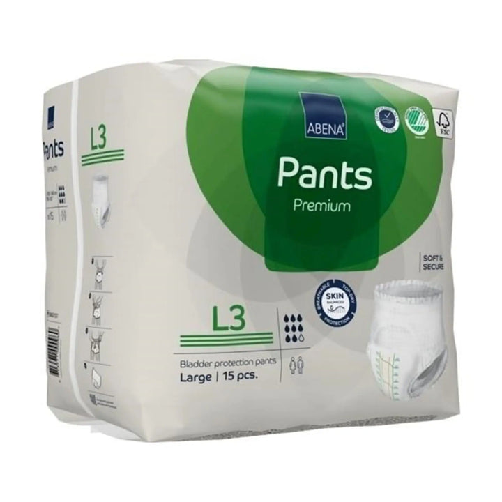 Abena Slip Premium L4 Adult Brief, Heavy Absorbency, Large, #1000021292 Abena