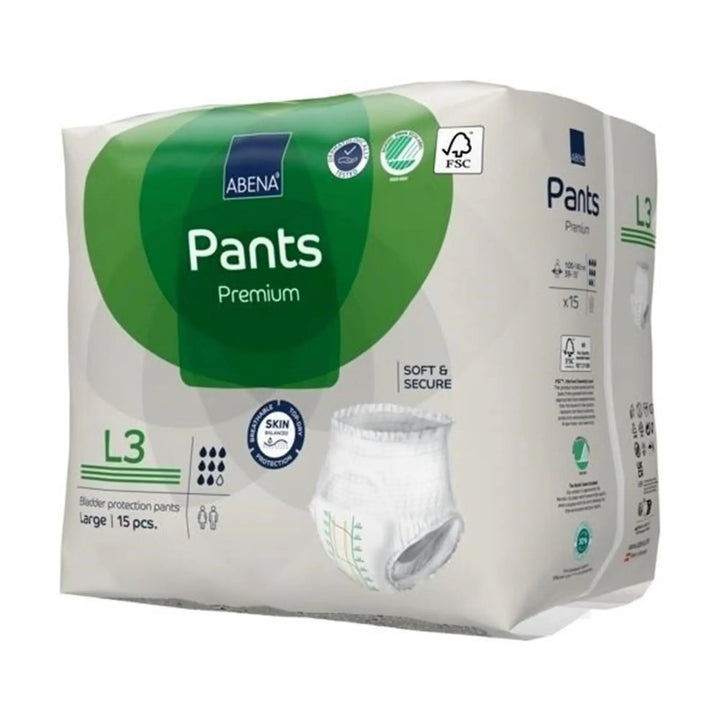 Abena Slip Premium L4 Adult Brief, Heavy Absorbency, Large, #1000021292 Abena