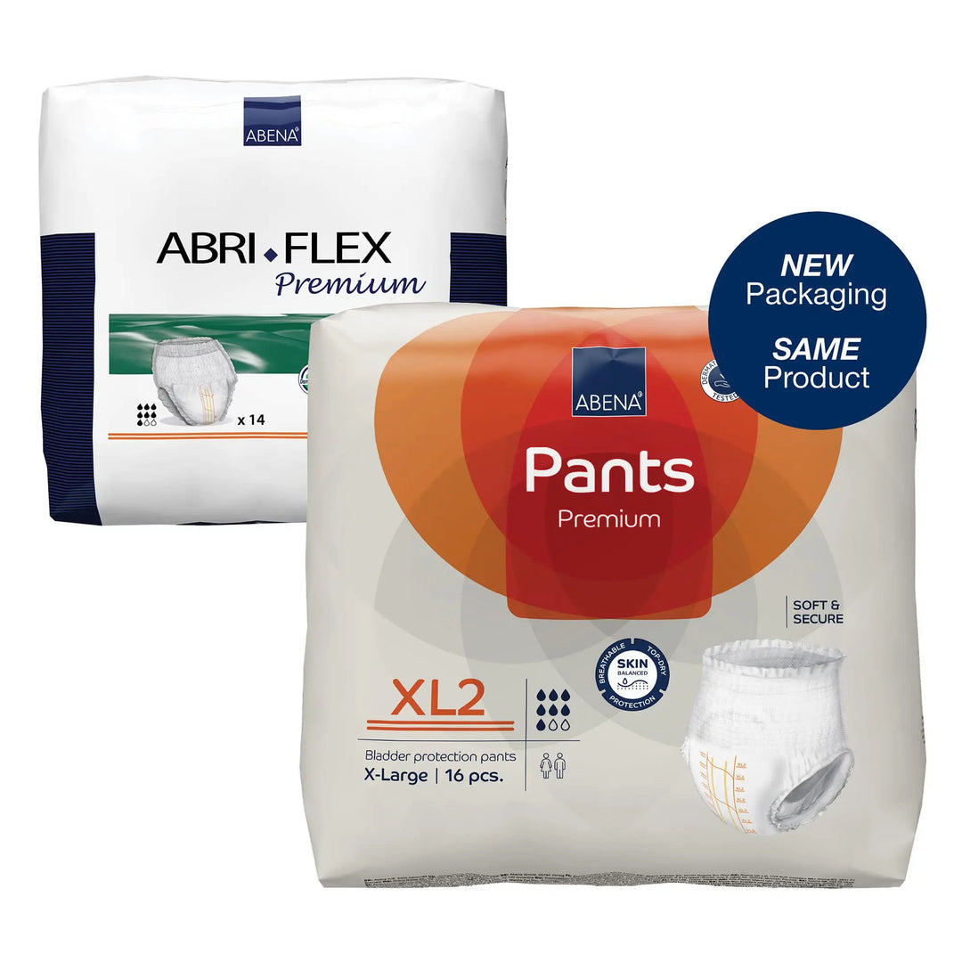 Abena Premium Pants XL2 Adult Disposable Underwear, Heavy Absorbency, X-Large, Unisex, #1000021329 Abena