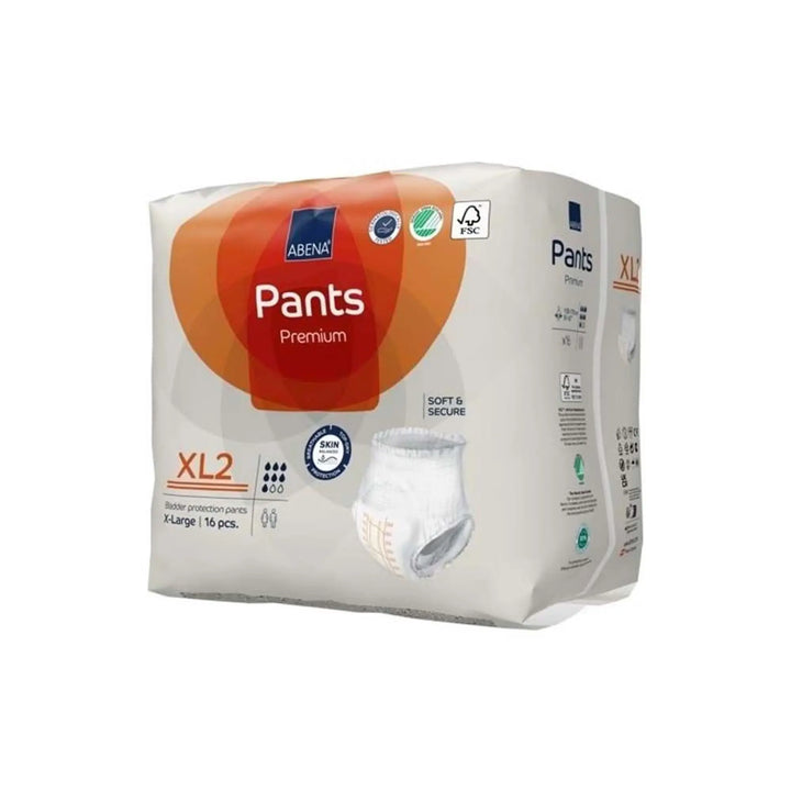 Abena Premium Pants XL2 Adult Disposable Underwear, Heavy Absorbency, X-Large, Unisex, #1000021329 Abena