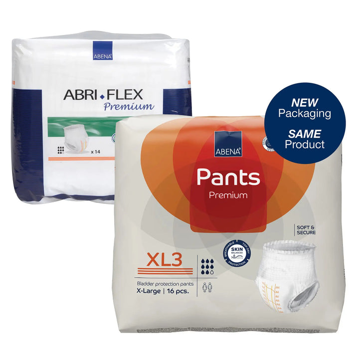 Abena Premium Pants XL3 Adult Disposable Underwear, Heavy Absorbency, X-Large, Unisex, #1000021330 Abena