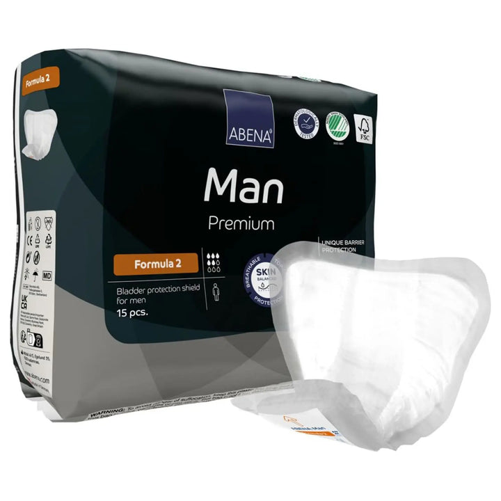 Abena Premium Man 9 X 11.4 Inch Bladder Control Pad, Formula 2, #1000021336 By Abena