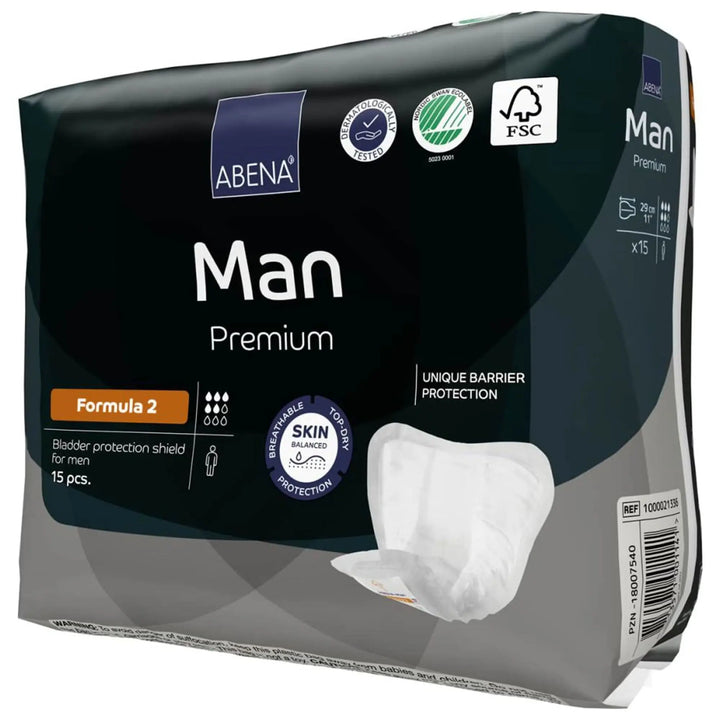 Abena Premium Man 9 X 11.4 Inch Bladder Control Pad, Formula 2, #1000021336 By Abena
