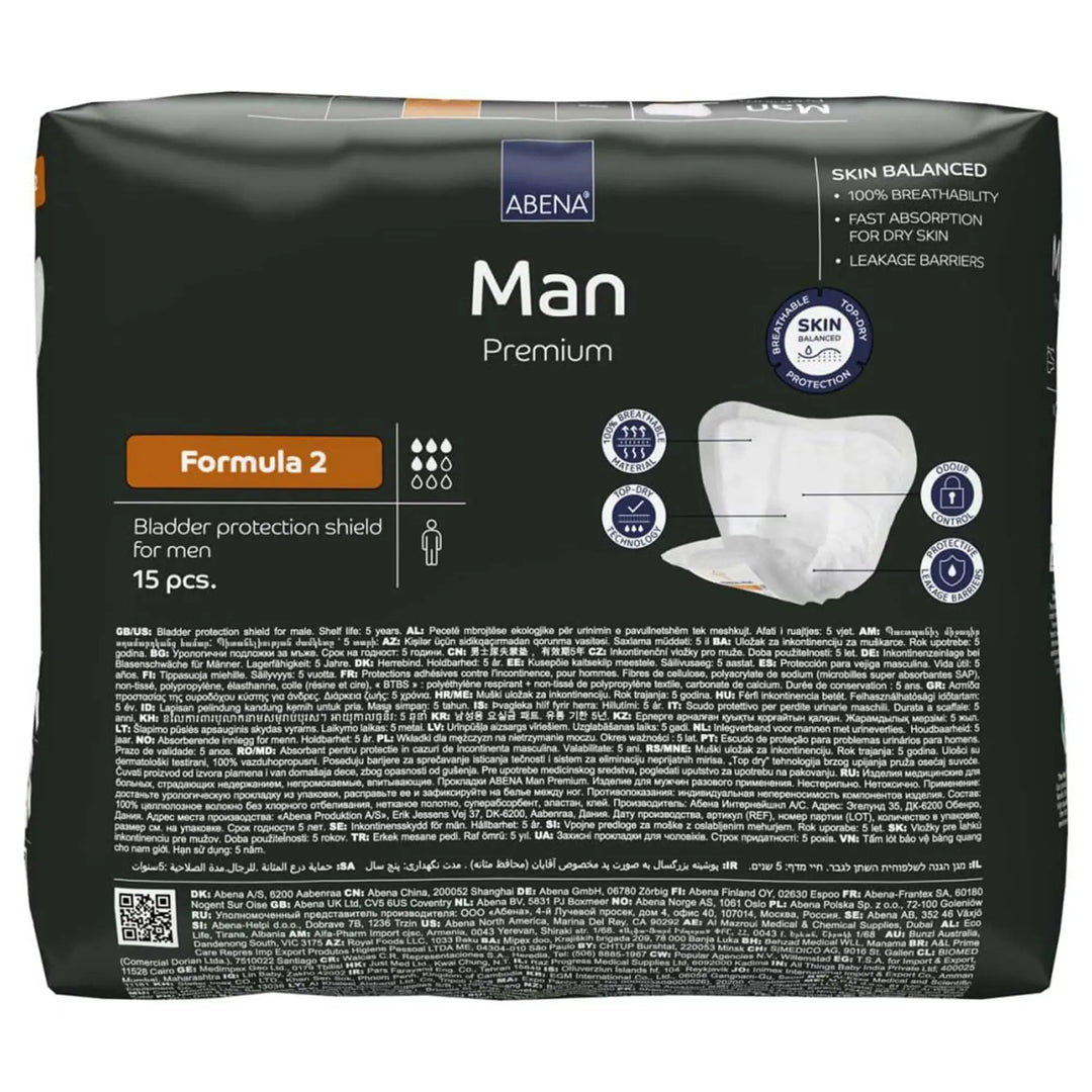 Abena Premium Man 9 X 11.4 Inch Bladder Control Pad, Formula 2, #1000021336 By Abena