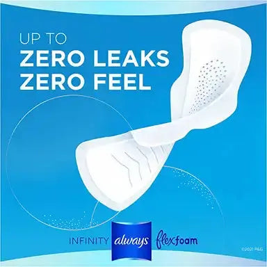 Always Infinity with Flex Foam Maxi with Wings Super Absorbency, Size 2, Unscented, #10037000117145 ABD Medical