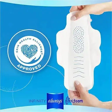 Always Infinity with Flex Foam Maxi with Wings Super Absorbency, Size 2, Unscented, #10037000117145 ABD Medical
