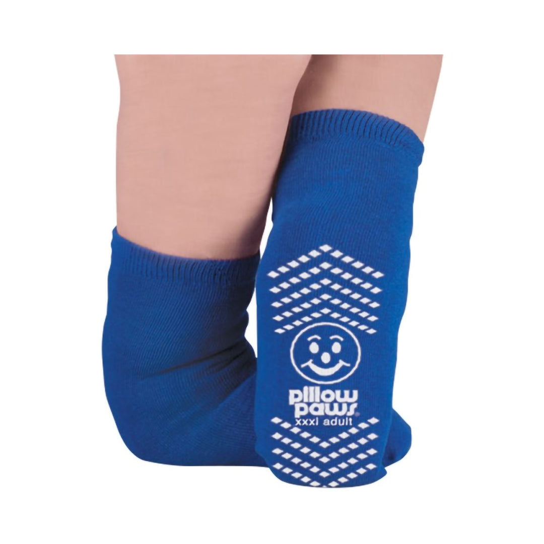 Pillow Paws Single Imprint Terries Slipper Socks, Unisex, Adult, 3X-Large / X-Wide ABD Medical
