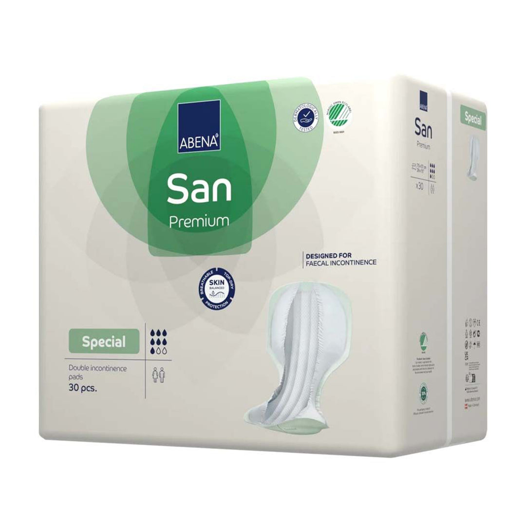 Abena Abri-San Special Fecal Incontinence Pad, 2000mL Absorbency