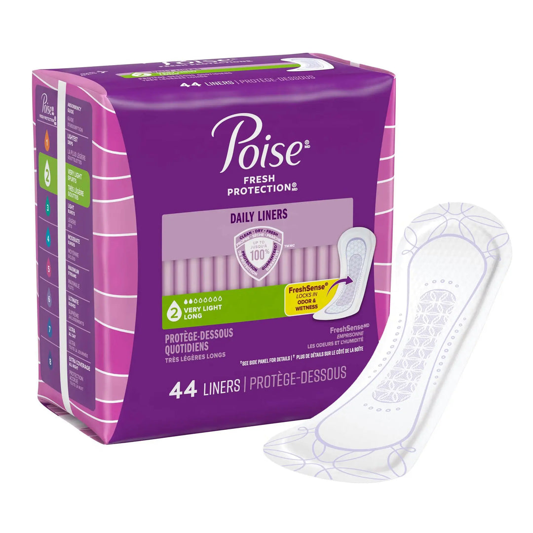 Poise Fresh Protection Light Absorbency Bladder Control Pad, 8-1/2 Inch Length, #19304 Poise