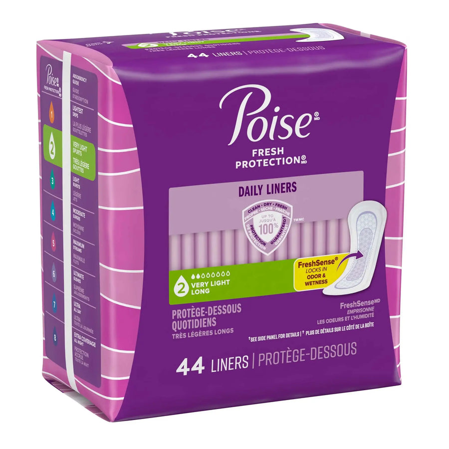 Poise Fresh Protection Light Absorbency Bladder Control Pad, 8-1/2 Inch Length, #19304 Poise
