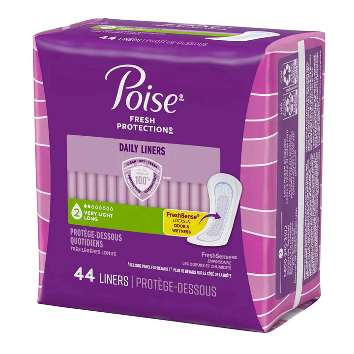 Poise Fresh Protection Light Absorbency Bladder Control Pad, 8-1/2 Inch Length, #19304 Poise