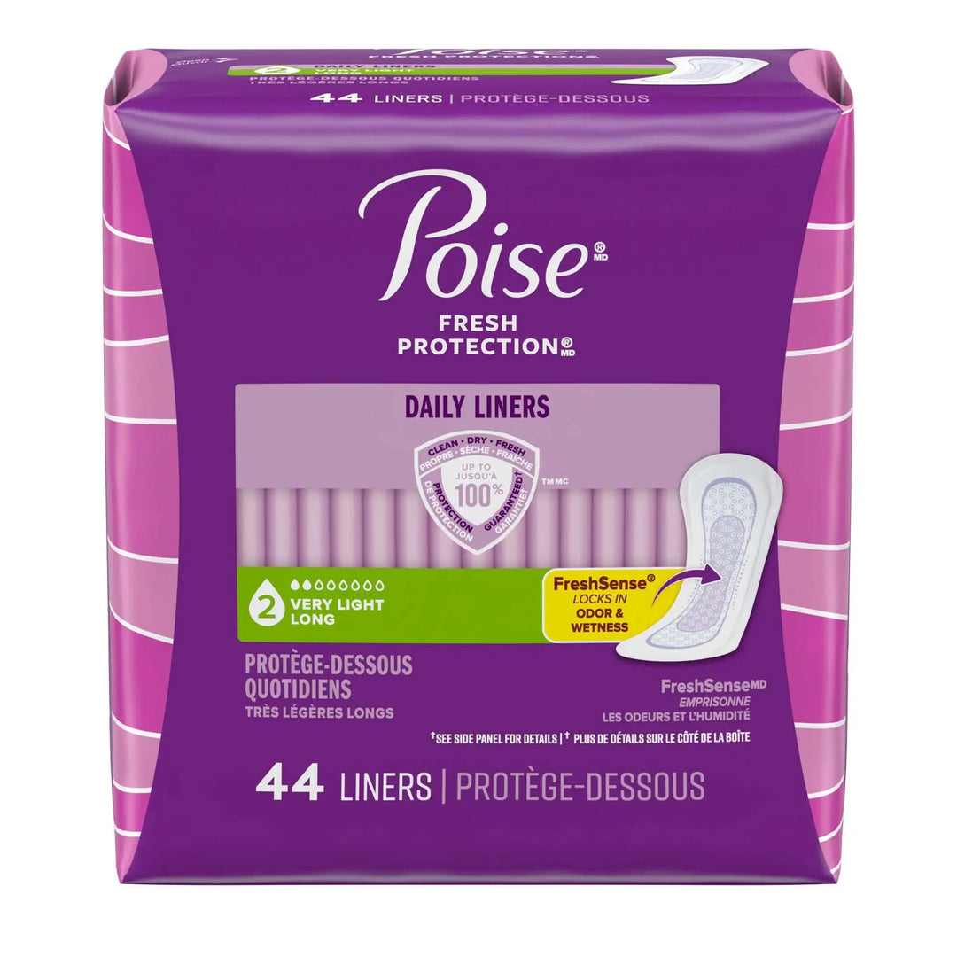 Poise Fresh Protection Light Absorbency Bladder Control Pad, 8-1/2 Inch Length, #19304 Poise