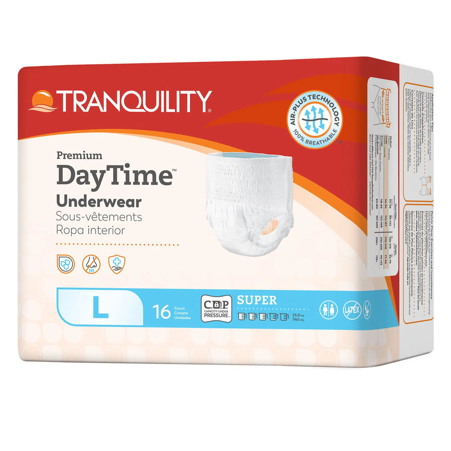 Tranquility Premium DayTime Super Absorbent Underwear, Large, #2106 Tranquility