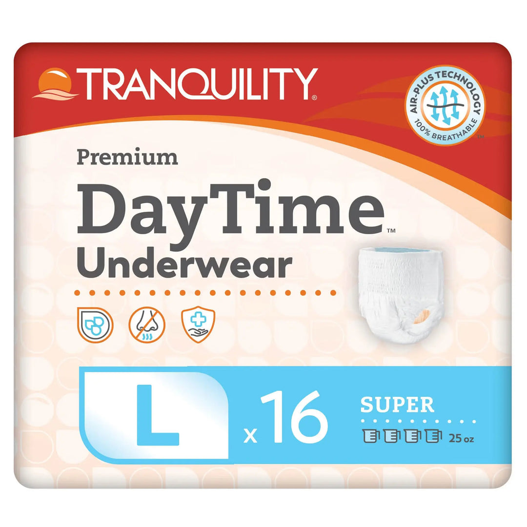 Tranquility Premium DayTime Super Absorbent Underwear, Large, #2106 Tranquility