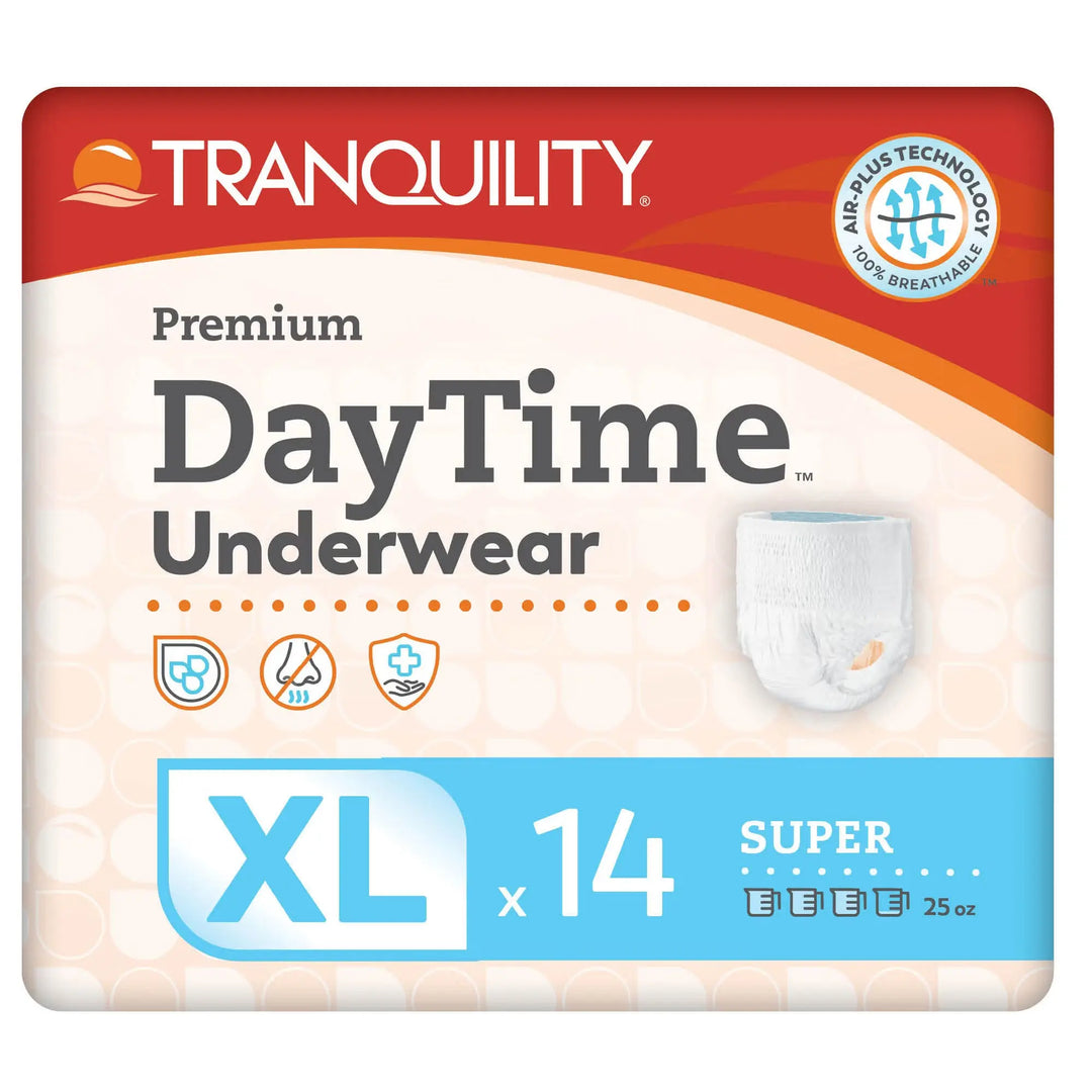 Tranquility Premium DayTime Super Absorbent Underwear, Extra-Large, #2107 Tranquility