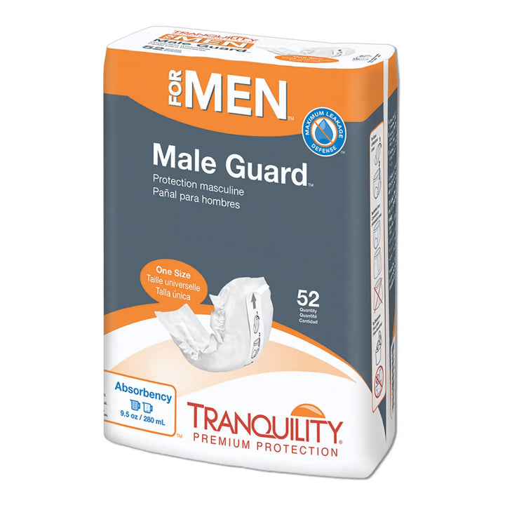 Tranquility Super Absorbent Male Guard 5.25" x 12.25", #2385 Tranquility