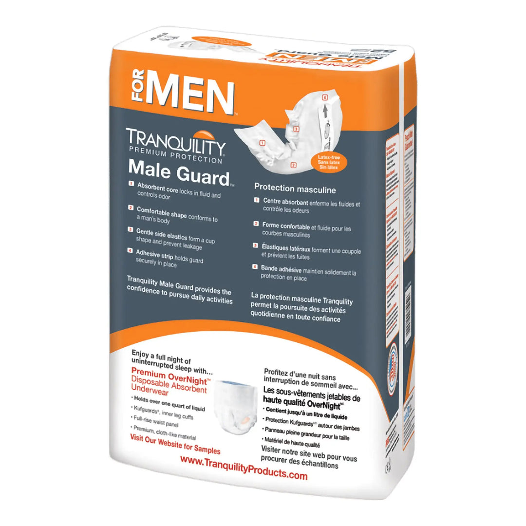 Tranquility Super Absorbent Male Guard 5.25" x 12.25", #2385 Tranquility
